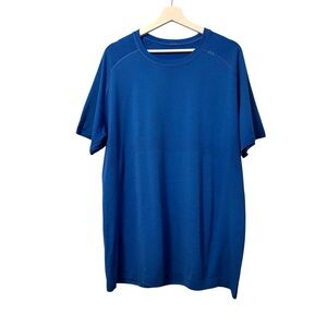 Lululemon Athletica Metal Vent Tech Short-Sleeve Shirt Blue Men’s Size XXL
